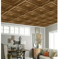 thumbnail image 4 of Dundee Deco's Victorian Antique Gold Floral Glue Up/Drop In Ceiling Panels, 2 ft. X 2 ft. (4 sq ft.) each, Pack of 50, 4 of 5