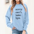 thumbnail image 2 of Vedolay Zipper Hoodies for Women Women's 2023 Oversized Half Zip Pullover Long Sleeve Sweatshirt Quarter Zip Hoodie Sweater,Blue XL, 2 of 3