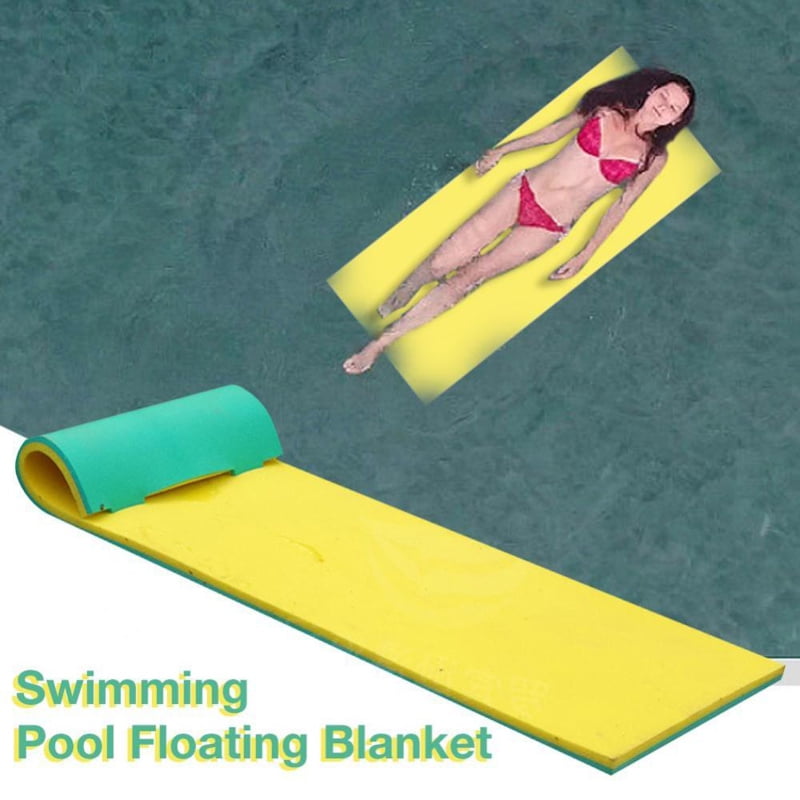 Unsinkable 2-Layer Water Float Mat Floating Pad Kids Bed Summer Game Floater