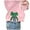 Pink, variant on Wang6 Womens Whtie Graphic Sweatshirts Trendy Crew Neck Long Sleeve"Merry Christmas"Pullovers Casual Side Slit Hem Bow Tshirts Tops Y_White XL