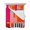 Multicolor, variant on Pink Orange Full Size Down Alternative Comforter, Lightweight Comforter Quilt Bedding Set with Pillow Shams Geometric Modern Abstract Oil Painting All Seasons Bed Comforter Duvet Insert 78"x90"