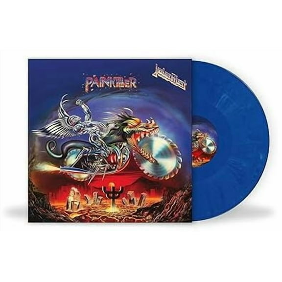 Judas Priest - Painkiller - NAD Blue & Blue White Marble Vinyl - Music & Performance