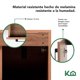 thumbnail image 4 of Mueble Kit Para Baño Gabinete Organizador Lavamano Monomando cafe, 4 of 8
