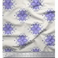 thumbnail image 1 of Soimoi Georgette Viscose Fabric Flower Artistic Print Fabric by the Yard 42 Inch Wide, 1 of 3