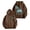 Brown, variant on Women Casual Long Sleeve Hoodies Hawaii Print Lightweight Loose Fit Pullover Tops Crewneck Y2K Fall Sweatshirts