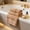 Coffee, variant on Cotton Hand Towels 2-Pack, 28.7x13 Inch Thick Soft Face Cloths, Highly Absorbent Bathroom Accessory, Daily Spa Grooming Essentials