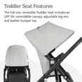 thumbnail image 4 of Cochecito UPPAbaby Cruz V2/cochecito con todas las funciones con capacidades de sistema de viaje/asiento para niños pequeños, barra de parachoques, protector contra insectos, protector contra la lluvi, 4 of 5