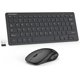 thumbnail image 2 of TECKNET Wireless Keyboard and  Combo, Mini Cordless Computer Keyboard and  Set 2.4GHz, Silent Adjustable 1600 DPI, Quiet Click, Lag-Free for Computer, Laptop, PC, Windows, , Chrome OS, 2 of 8