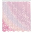 thumbnail image 3 of Ambesonne Modern Shower Curtain, Abstract Disco Ball Pattern, 69"Wx75"L, Pale Pink Pale Pink, 3 of 3