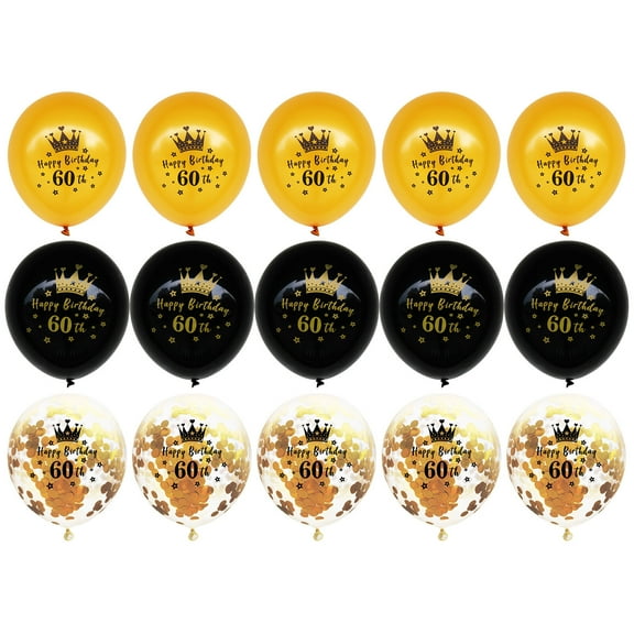 15 Pcs Birthday Balloons Party Adornments Decorations
