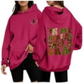 thumbnail image 2 of WEAIXIMIUNG Chandail Camouflage pour Femmes Vêtements Automne Hiver Chandail à Capuchon Imprimé pour Femmes, 2 of 7