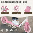 thumbnail image 2 of UPGO Kick Scooter for Ages 6+, Kids, Teens & Adults, 240 lb Max Load, Foldable, 8-Inch Wheels, Pink, 2 of 7