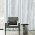 thumbnail image 4 of Bouclair Rideau Transparent Kacha Blanc 52x96 Po (132x244 cm), 4 of 10
