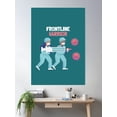 thumbnail image 2 of Frontline Warrior Nurse Poster Wall Art, Modern Wall Decor, 16x24 UNFRAMED, 2 of 3