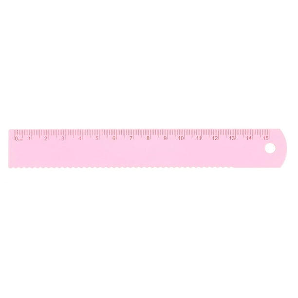 Straight Ruler 15cm Metric Wave Edge with Small Hole Measuring Tool ...
