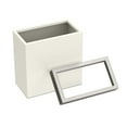 thumbnail image 2 of Gatco 1918 Stainless Steel Trash Can - Matte Pearl / Satin Nickel, 2 of 7