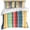 Red, variant on 3 Piece Colorful Stripes Duvet Cover Set Twin Size,Microfiber Comforter/Quilt Cover with Corner Ties and 2 Pillowcases,Modern Abstract Art Vertical Striped All Season Soft Bedding with Zipper Closure