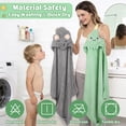 thumbnail image 4 of 16 Pcs Baby Towels, 4 Pcs Soft Hooded Towels & 12 Pcs Washcloths, Baby Bath Towels for Newborns, Infants & Toddlers- Ultra Absorbent, Cute Towel Gift for Boys, 4 of 8