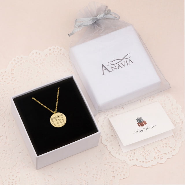 Combined Birth Flower Necklace - Birth Flower Necklace Custom - Combined Birth Flower Necklace Personalzied - Family Necklace Gift for Mom