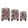 thumbnail image 3 of Multi-color Design ABS Hard Shell Lightweight with 360° Dual Spinning Wheels & Combo Lock - Includes 28", 24", 20" 3-Piece Luggage Set, 3 of 7