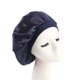 thumbnail image 5 of Vogacara Nueva gorra de dormir de poliéster, gorro elástico de doble cara, gorro para dormir, herramienta para envolver la cabeza de las mujeres en el Cuidado del cabello Azul oscuro Vogacara CE1696-06B, 5 of 6