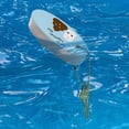 thumbnail image 3 of Toilet Paper and Poop We Go Together Like Funny Friends Floating Keychain Oval Foam Fishing Boat Buoy Key Float, 3 of 4