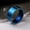 Blue, variant on 8mm Titanium Steel Blue/Gold/Silver/Rainbow Bands Men's Polished Ring Size 7-12