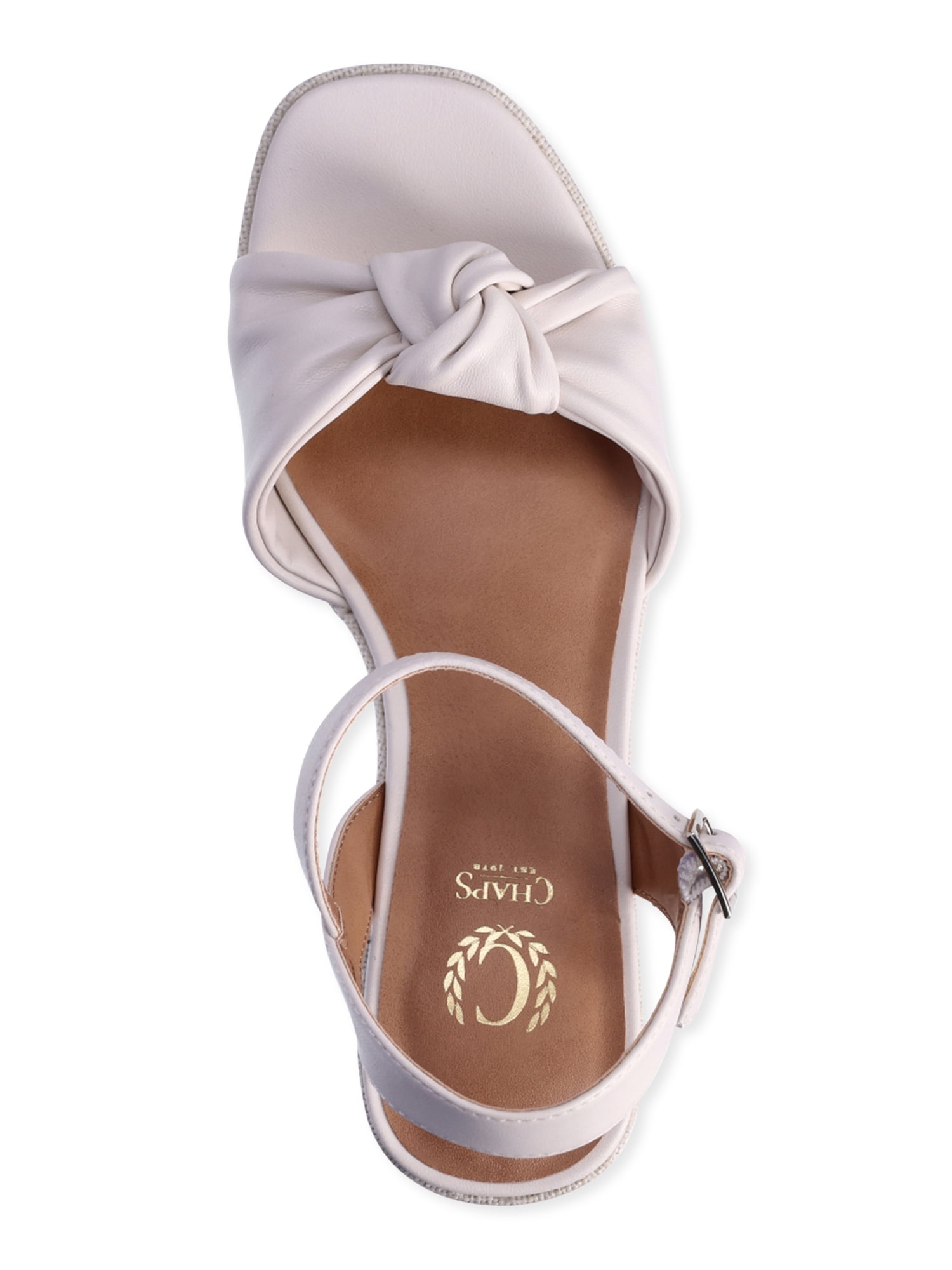 Chaps Women’s Taaryn Knot Wedge High Heel Sandals, Sizes 6-11