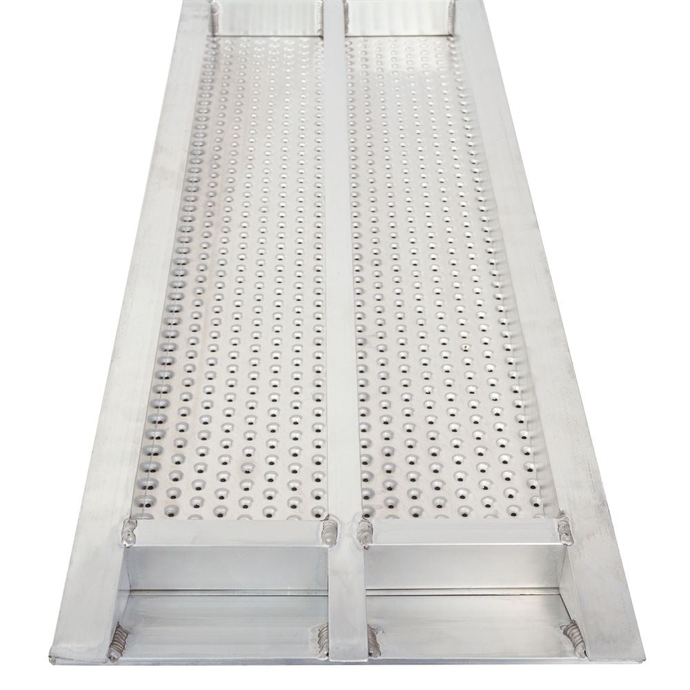 Guardian S-4812-1500-P Dual Runner Shed Ramps with Punch Plate Surface 12" Wi 