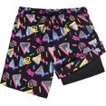 thumbnail image 2 of SURJDE Mens Swim Trunks Quick Dry Mens Board Shorts Bathing Suits Mens Swim Trunks with Compression Liner, 2 of 5
