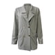 thumbnail image 5 of Gibobby Blazer de mujer Blazer de algodón para mujer manga larga holgada casual chamarra(Gris,XL), 5 of 5