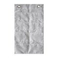thumbnail image 1 of Abstract Hanging Pocket Organizer, Simplistic Pattern of Hand Drawn Thin Line Whirlpool Circles in Neutral Tone, Printed Polyester Storage Bag with Pockets, 21" x 31", Pale Taupe White, 1 of 2