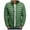 Green, variant on Lenago Quilted Jackets For Men Winter Lightweight Men'S Thermal Jackets Solid Color Crew Neck Full Zipped Warm Coat Water-Resistant Packable Puffer Jacket Plus Size Available