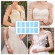 thumbnail image 5 of 10 hojas de pegatinas de tatuajes falsos de encaje blanco, tatuajes temporales para mujeres y niñas, maquillaje, fiestas de disfraces de bailarina, 5 of 5