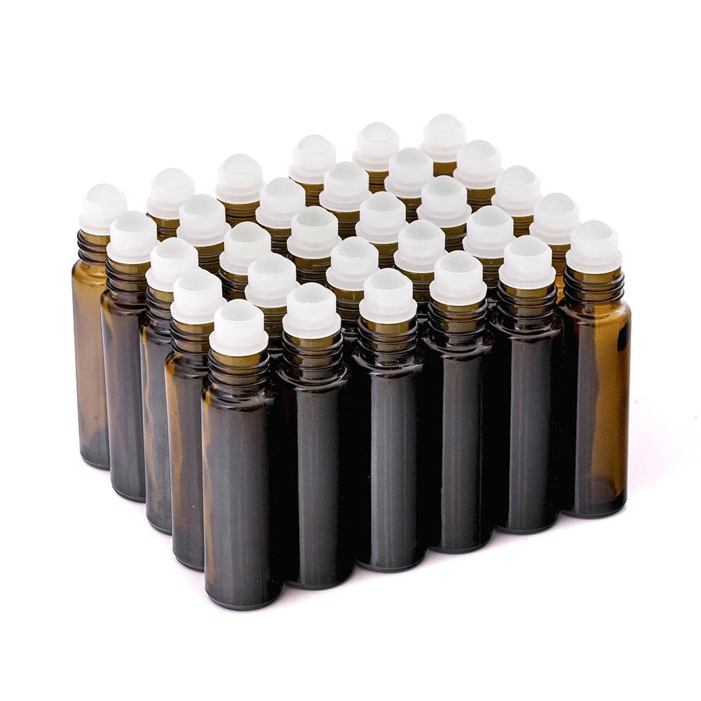 7 COLORS AVAILABLE The Bottle Depot Bulk 30 Pack 10 ml Amber Glass