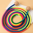 thumbnail image 5 of Rainbow Long Rope With Nonslip Handle Students Speed Skipping Ropes for Multiplayer Jump Rope Adjustable Length, 5 of 8