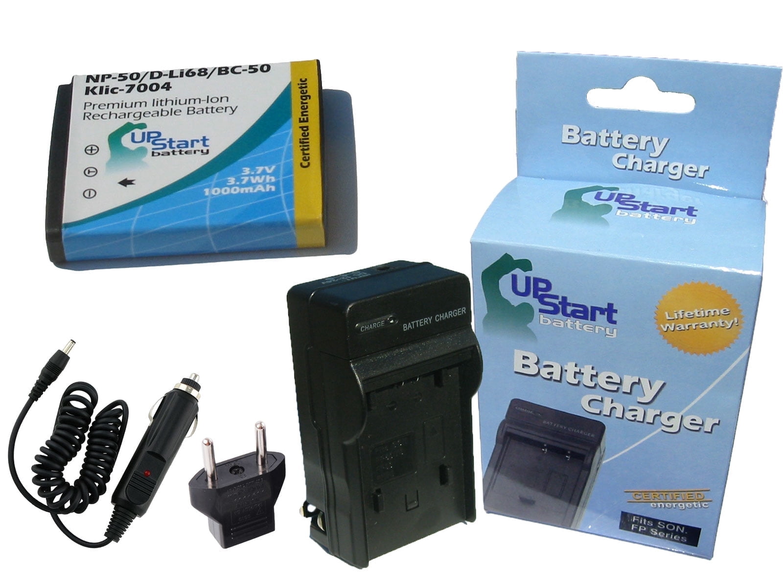 2x Pack - Canon PowerShot S90 Battery + Charger - Replacement for 
