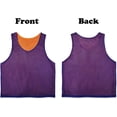 thumbnail image 3 of YOUI-GIFTS 6 PCS Reversible Pinnies Basketball Soccer Training Vest Double Sided Mesh Jerseys for Adult, 3 of 5