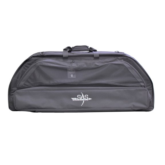 SAS Double Compound Bow Case 43" Wide Front Arrow Case Compartment Large Bag