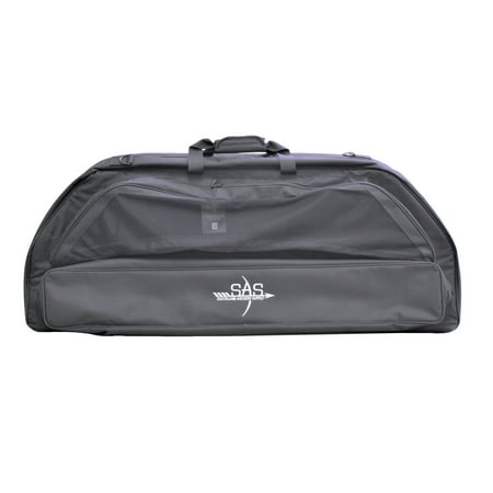 SAS Double Compound Bow Case 43 Wide Front Arrow Case Compartment Large Bag