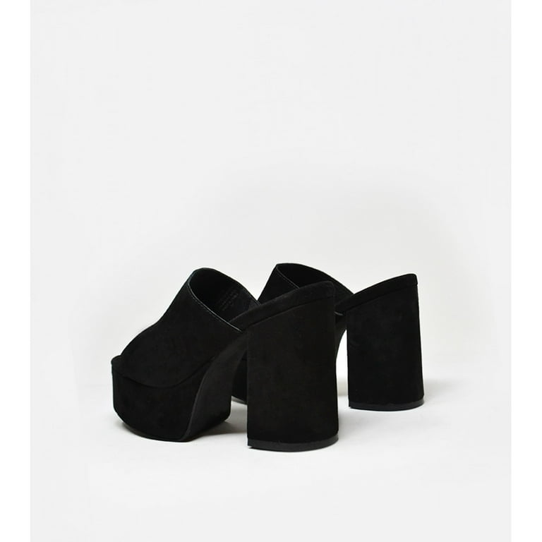 Jeffrey Campbell PILLAR HI Black Suede High Heel Pointed Toe Over Knee Boots 7 BLACK SUEDE