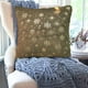 thumbnail image 1 of Christmas Snowflake Plush Hot S Ilver Sofa Cushion Cover Home Pillow Cover, 1 of 6