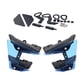 thumbnail image 5 of Alerones de fuerza para motocicleta, reemplazo directo de del Panel de , Deflector de aire apto para piezas de Azul Baoblaze Spoilers de carga aerodinámica, 5 of 8