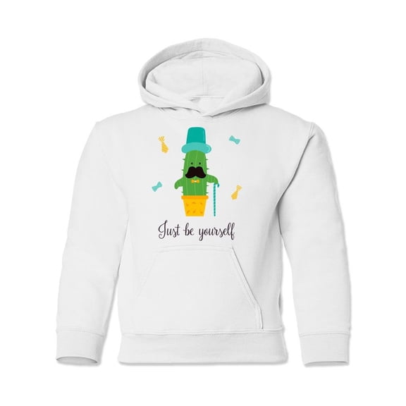 Just Be Yourself, Cactus Hoodie Juniors -Image by Shutterstock, x-Large