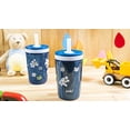 thumbnail image 4 of Zak Designs - Juego de vasos Kelso de Mickey Mouse de Disney, tapa atornillada a prueba de fugas con popote, paquete para niños incluye vasos de plástico y acero inoxidable con s, 4 of 13