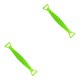 thumbnail image 4 of Ounissouiy Baño Cepillos de silicona Toallas de baño Frotar la espalda Peeling de barro Masaje Ducha corporal Toallas mágicas extendidas Limpiador de verde 2piezas Ounissouiy CBP138033, 4 of 6
