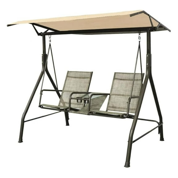 Replacement Canopy Top Cover for Backyard Creations 2-Person Sling Swing – Model 201013-3 – Riplock 350 Outdoor Fabric