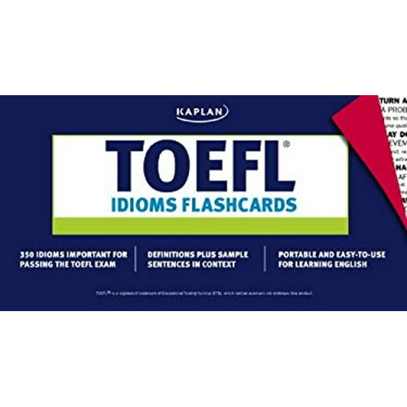 Pre-Owned TOEFL Idioms Flashcards (Paperback) 1419591487 9781419591488