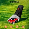 thumbnail image 3 of Roastove Black Outdoors Lawn Mower Cover - Heavy Duty 420D Polyester Oxford Waterproof, UV Protection Universal Fit with Drawstring, 3 of 6