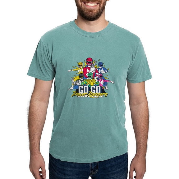 CafePress - Go Go Power Rangers Men's Comfort Colors® T Shirt - Mens Comfort Colors Shirt
